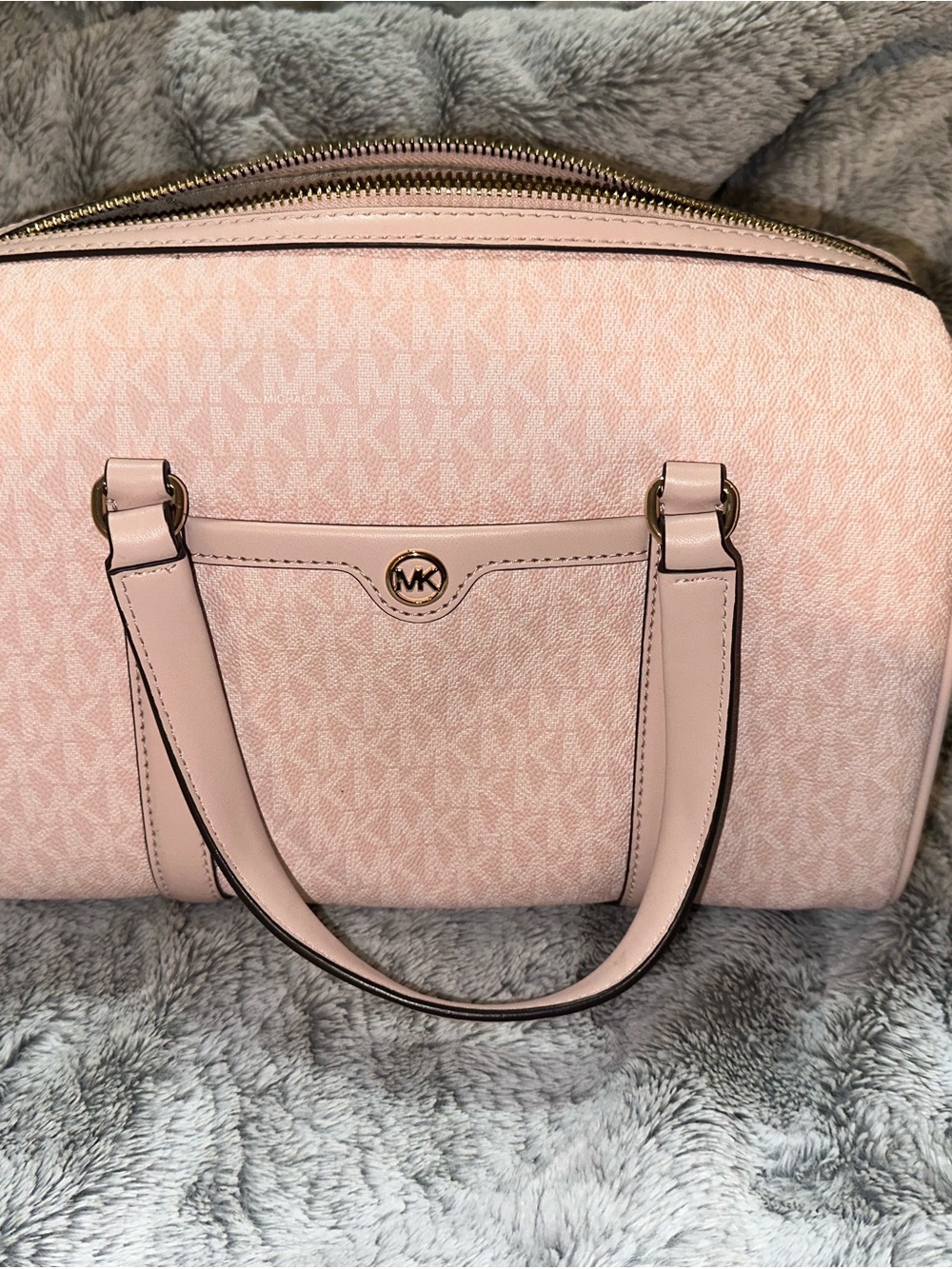 Michael Kors Pale Pink Signature Satchel